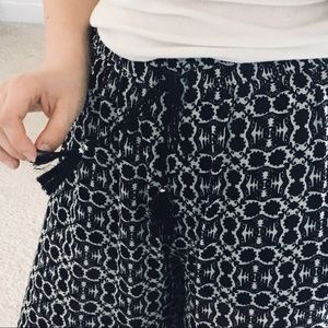 SOLD HOLLISTER Wide Leg Sheer Pants Elastic Waist